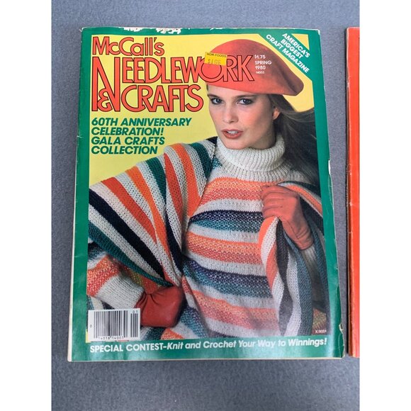McCall's Needlework & Crafts Magazine Lot  3 Issues  Vintage Christmas 1980s - Picture 2 of 5